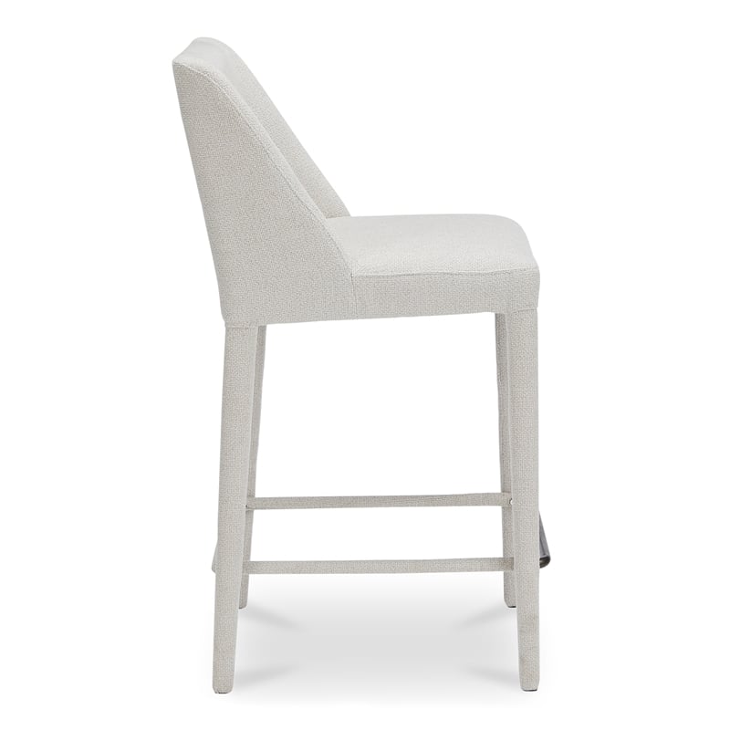 Moe's Home Collection Joyce Counter Stools Fabric Beige