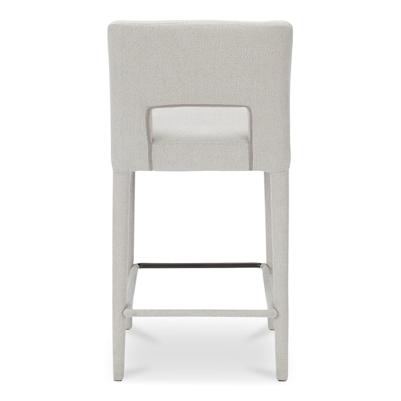 Moe's Home Collection Joyce Counter Stools Fabric Beige