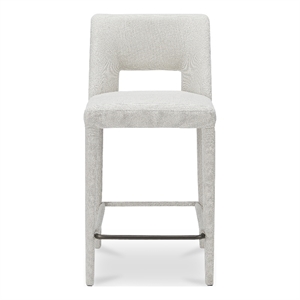 Moe's Home Collection Joyce Counter Stools Fabric Beige