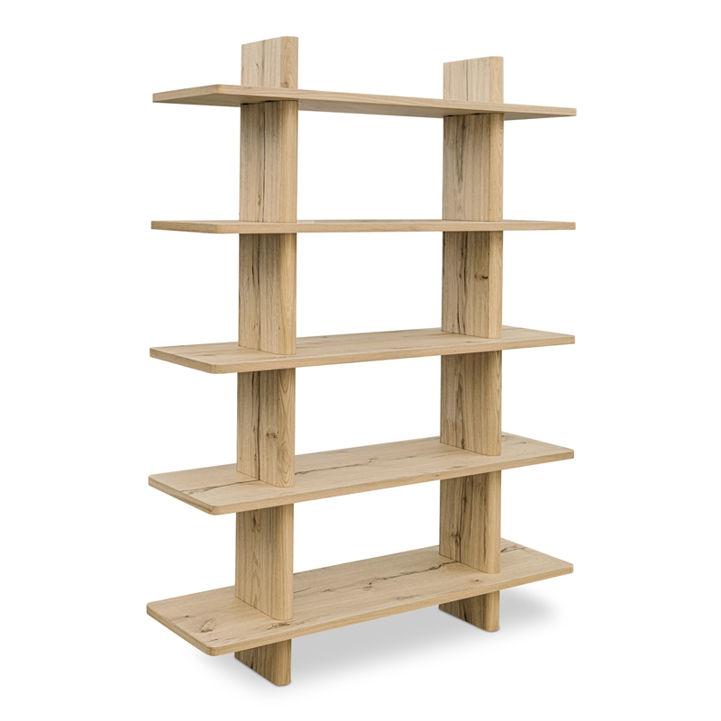 Moe's Home Collection Casey Bookshelves Wood Natural