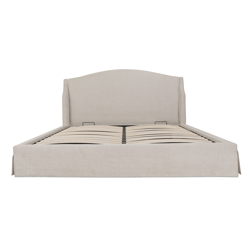 Moe's Home Collection Weston Storage Beds Fabric White