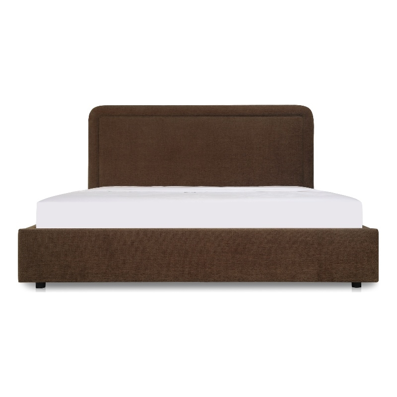 Moe's Home Collection Simon Storage Beds Fabric Brown