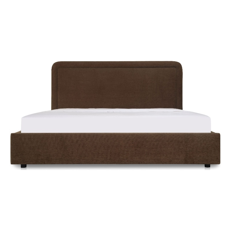 Moe's Home Collection Simon Storage Beds Fabric Brown