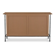Moe's Home Collection Rene Solid Wood 6-Drawers Bedroom Dresser in Brown