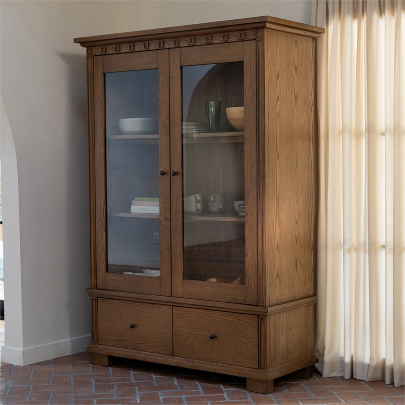 Moe's Home Collection Lillian Cabinets Wood Brown