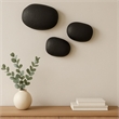 Moe's Home Collection Breton Wall Sculptures Metal Black