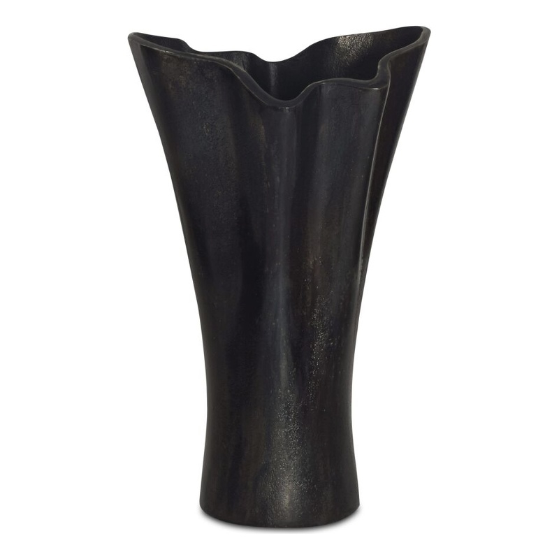 Moe's Home Collection Yeri Vases Metal Black