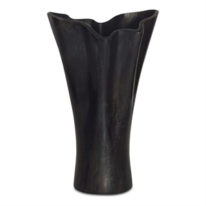 Moe's Home Collection Yeri Vases Metal Black
