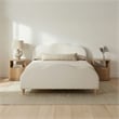 Moe's Home Collection Jacqueline Beds Fabric White