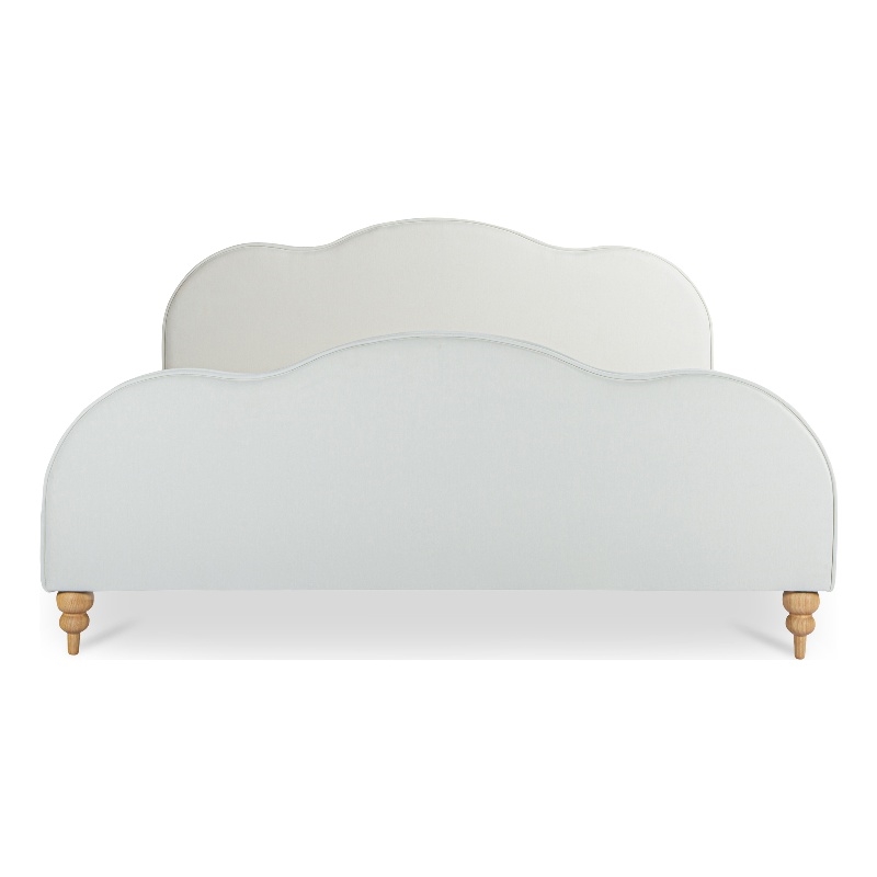 Moe's Home Collection Jacqueline Beds Fabric White