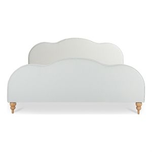 Moe's Home Collection Jacqueline Beds Fabric White