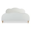 Moe's Home Collection Jacqueline Beds Fabric White