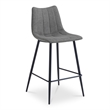 Moe's Home Collection Alibi Counter Stools Fabric Gray