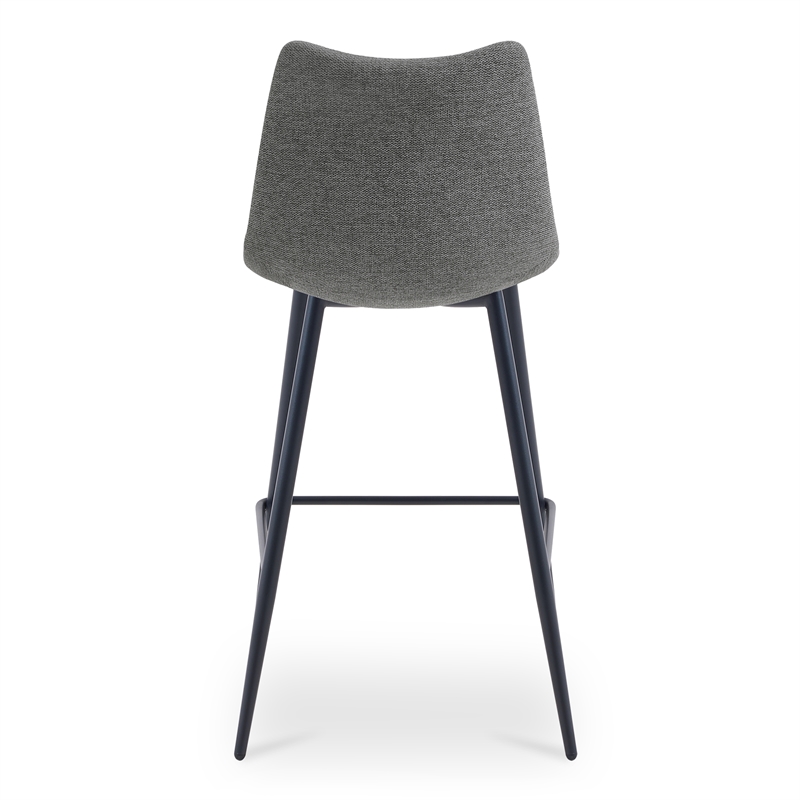 Moe's Home Collection Alibi Counter Stools Fabric Gray