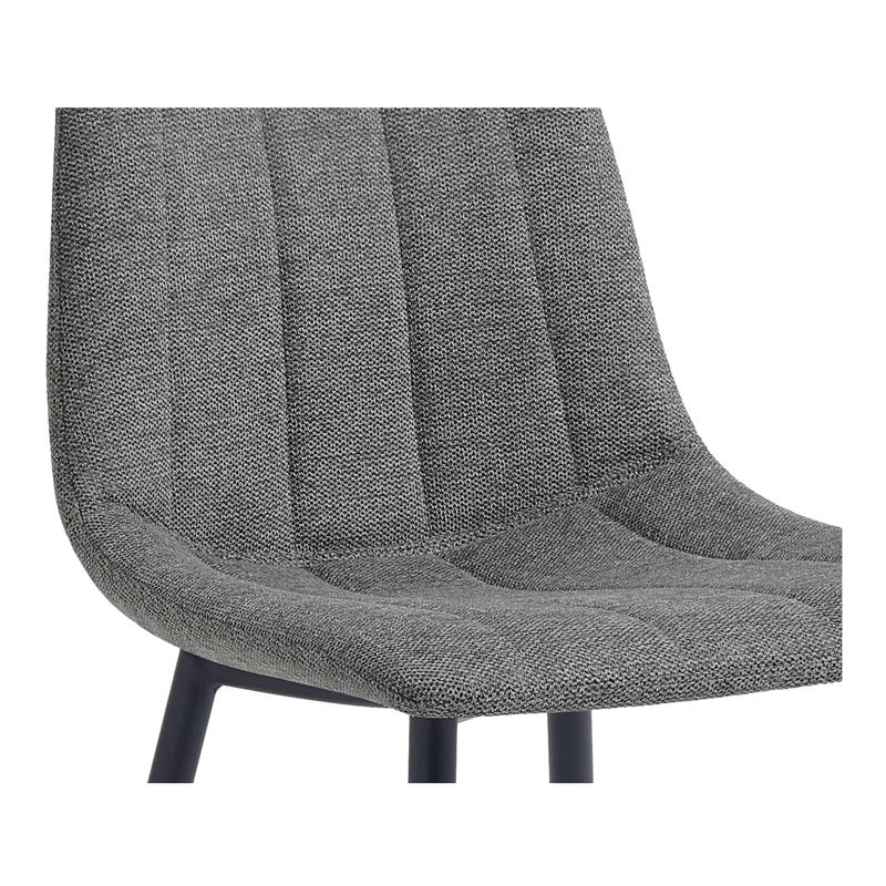 Moe's Home Collection Alibi Counter Stools Fabric Gray