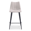 Moe's Home Collection Alibi Counter Stools Fabric Beige
