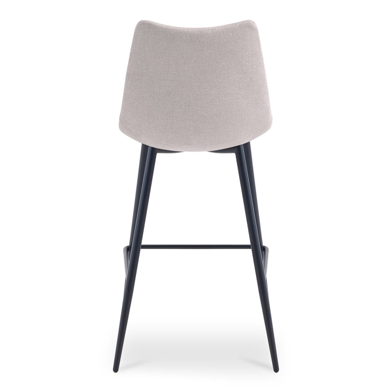 Moe's Home Collection Alibi Counter Stools Fabric Beige