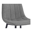 Moe's Home Collection Alibi Bar Stools Fabric Gray