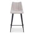 Moe's Home Collection Alibi Bar Stools Fabric Beige