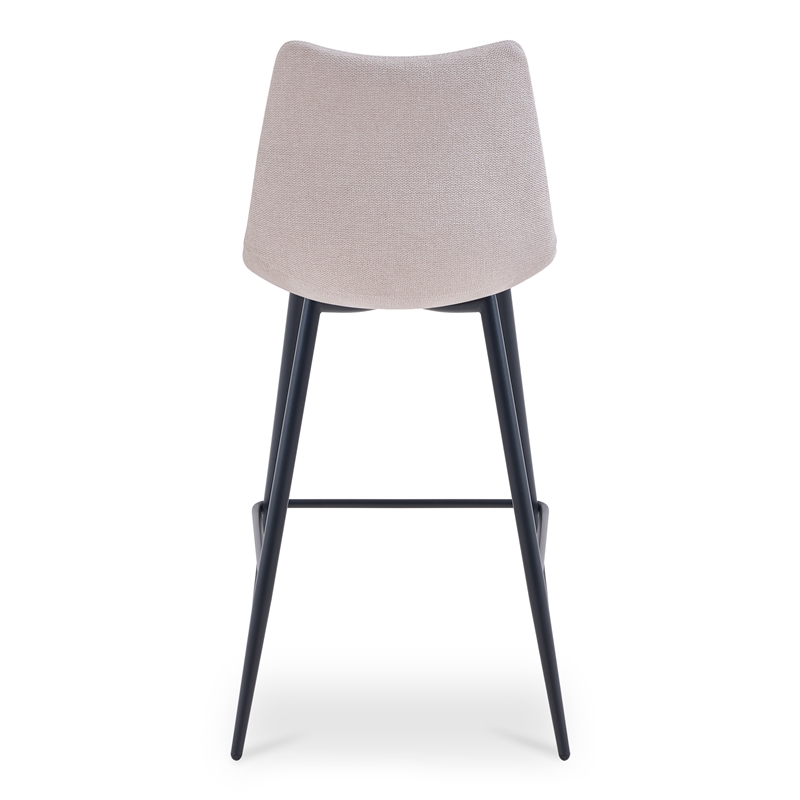 Moe's Home Collection Alibi Bar Stools Fabric Beige