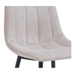 Moe's Home Collection Alibi Bar Stools Fabric Beige