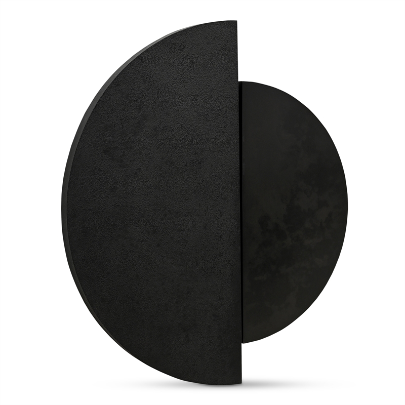 Moe's Home Collection Meridian Wall Sculptures Metal Black
