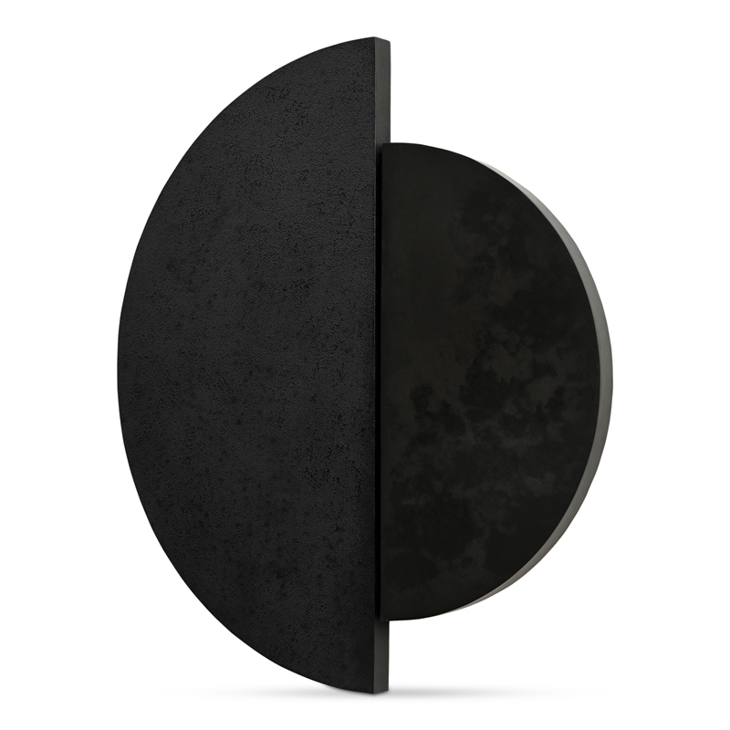 Moe's Home Collection Meridian Wall Sculptures Metal Black