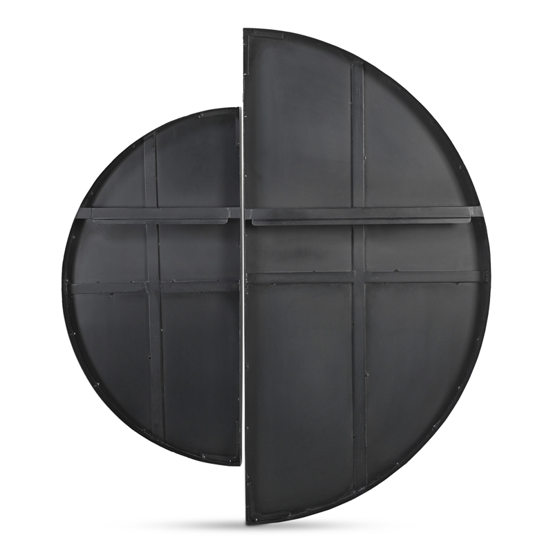Moe's Home Collection Meridian Wall Sculptures Metal Black