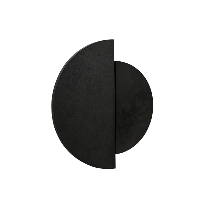 Moe's Home Collection Meridian Wall Sculptures Metal Black