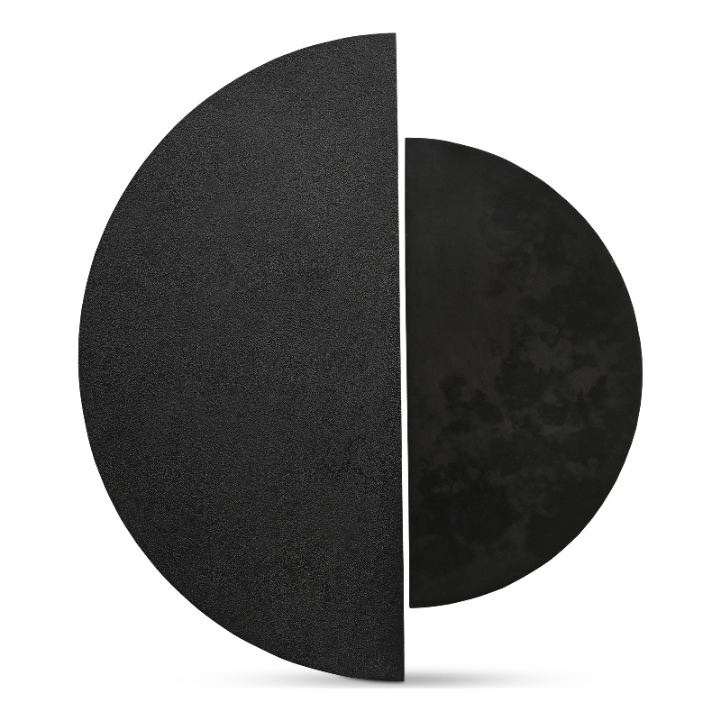 Moe's Home Collection Meridian Wall Sculptures Metal Black
