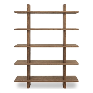 Moe's Home Collection Casey Bookshelves Wood Brown