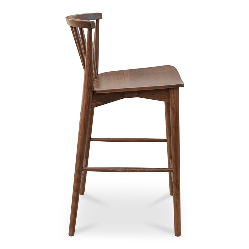 Moe's Home Collection Marley Counter Stools Wood Brown