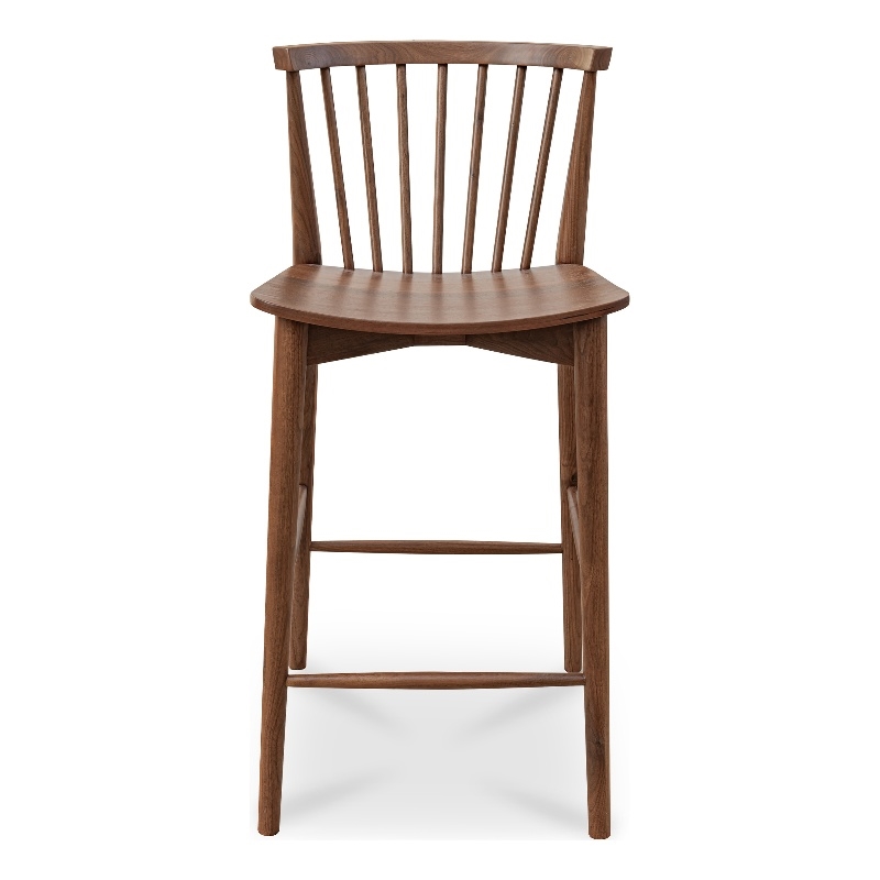 Moe's Home Collection Marley Counter Stools Wood Brown