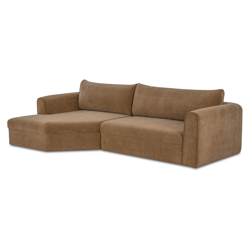 Moe's Home Collection Madrid Sectionals Fabric Tan