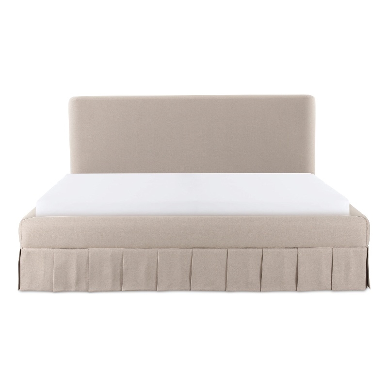 Moe's Home Collection Maren Beds Fabric Beige