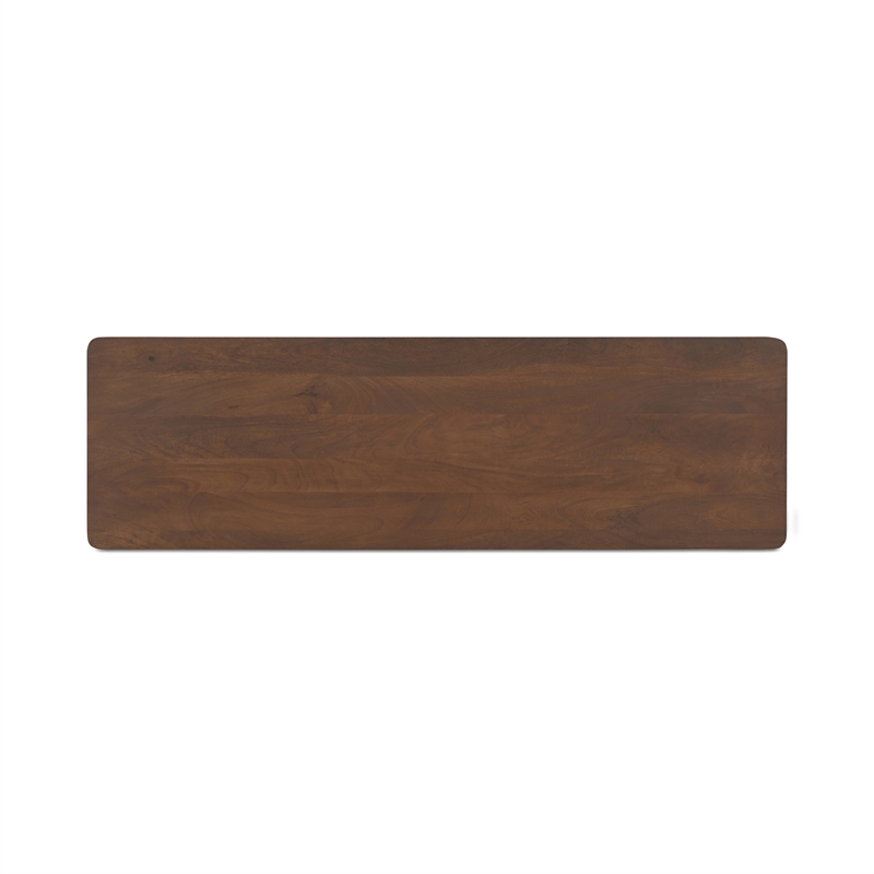Moe's Home Collection Wiley Wood 6-Drawers Bedroom Dresser in Brown