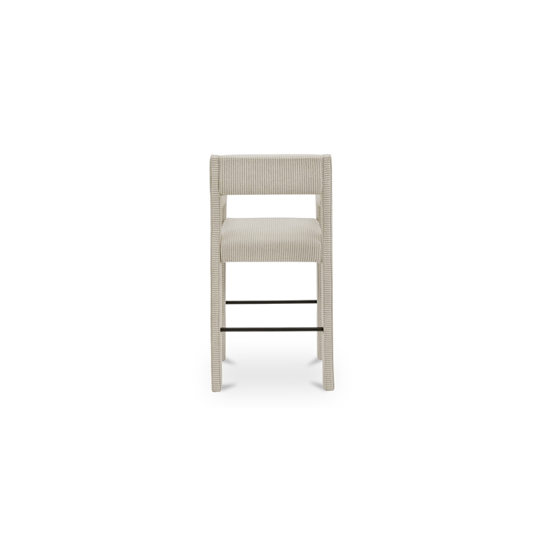 Moe's Home Collection Elise Counter Stools Fabric Multi-color