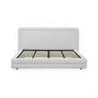 Moe's Home Collection Tory Beds Fabric White