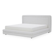 Moe's Home Collection Tory Beds Fabric White