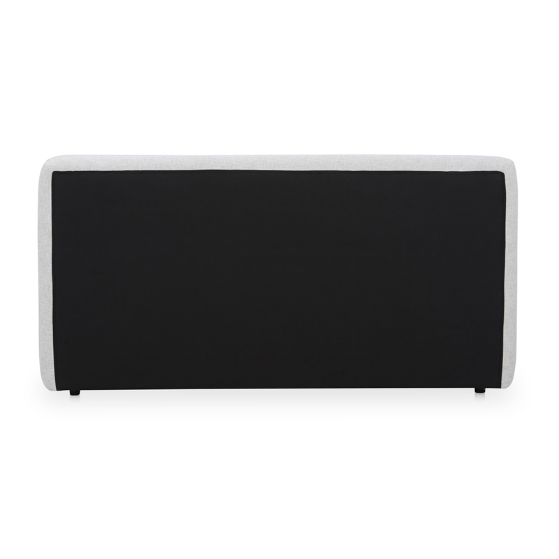 Moe's Home Collection Tory Beds Fabric White