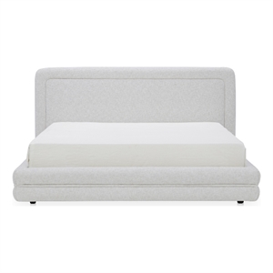 Moe's Home Collection Tory Beds Fabric White