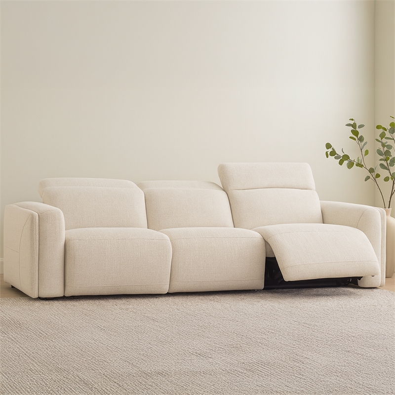 Moe's Home Collection Wilder Sofas Fabric Beige
