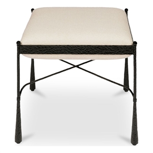 Moe's Home Collection Agne Stools Fabric White