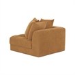 Moe's Home Collection Davie Corner Chairs Fabric Yellow