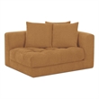 Moe's Home Collection Davie Corner Chairs Fabric Yellow
