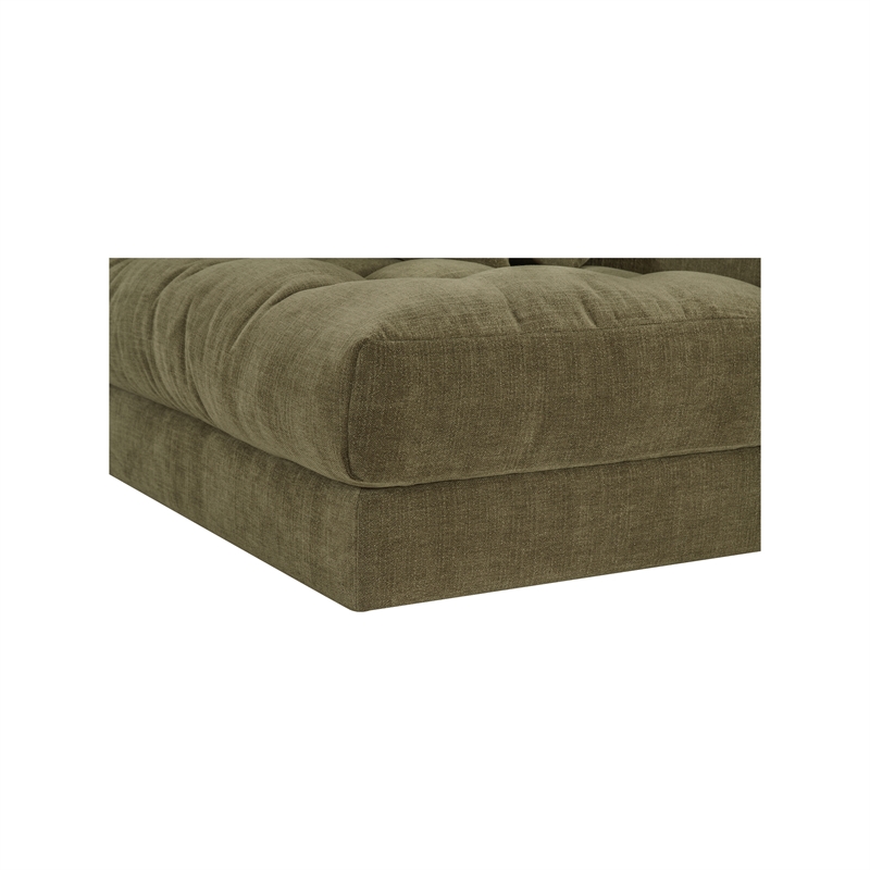Moe's Home Collection Davie Corner Chairs Fabric Green