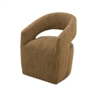 Moe's Home Collection Barrow Dining Chairs Fabric Yellow