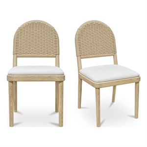 Moe's Home Collection Claire Dining Chairs Wood Natural