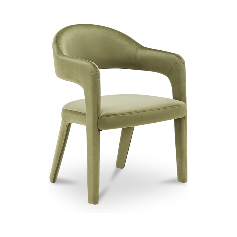 Moe's Home Collection Martens Dining Chairs Fabric Green