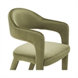 Moe's Home Collection Martens Dining Chairs Fabric Green